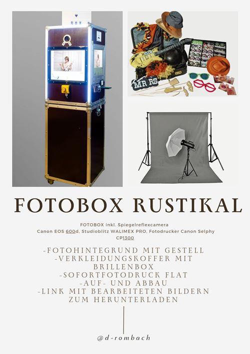 Fotobox rustikal mieten Lahr